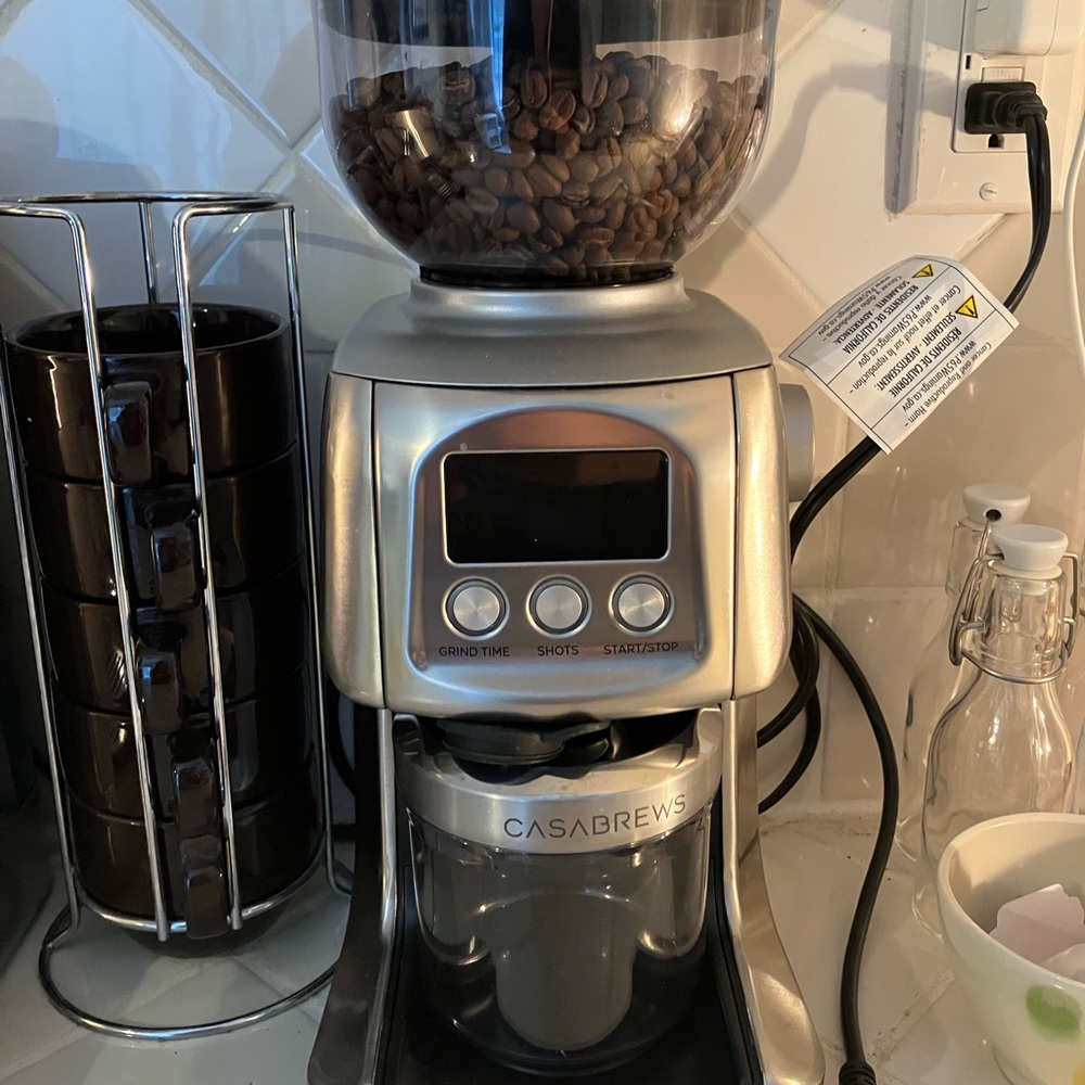 Casabrews Silver Coffee Grinder - LIKE NEW